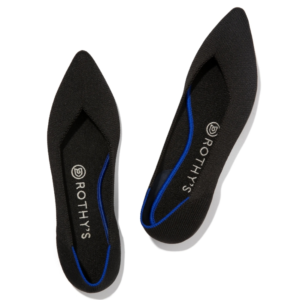 Rothy's Pointed Toe Flats NWOT/Unworn (Black)